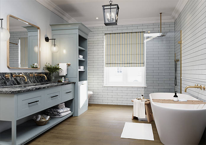The British Stripe Co. George, Derwent No.1 - Roman Blind - Image 6
